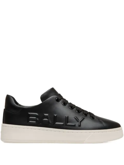 Bally Raise embossed-logo leather sneakers