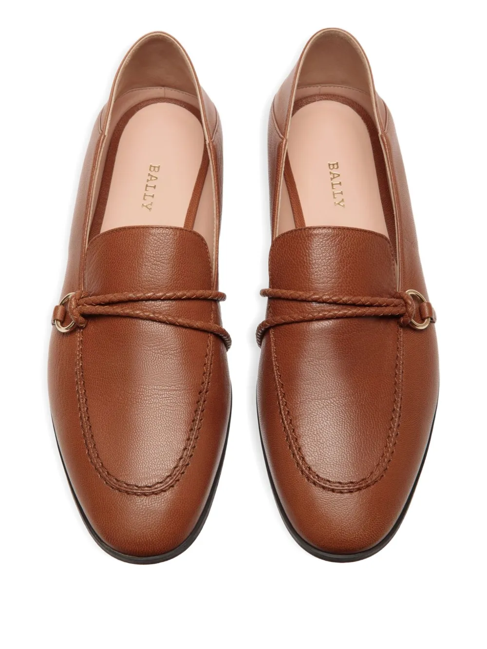 Bally leather loafers Brown