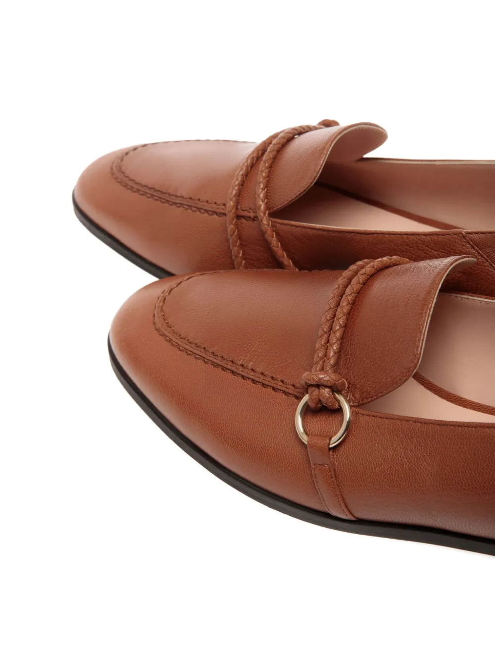 Bally leather loafers Brown