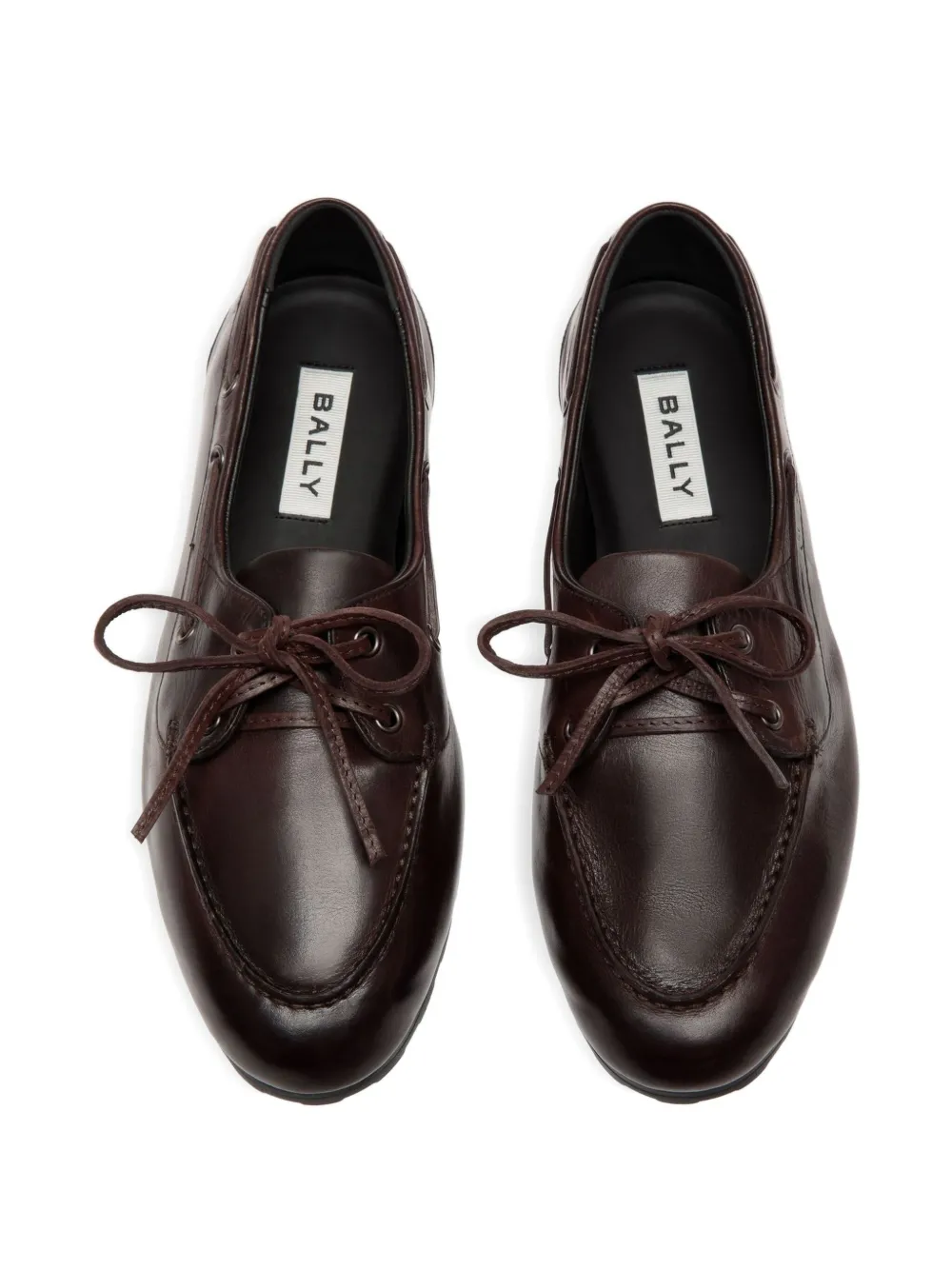 Bally Lace-up Leather Shoes In Brown