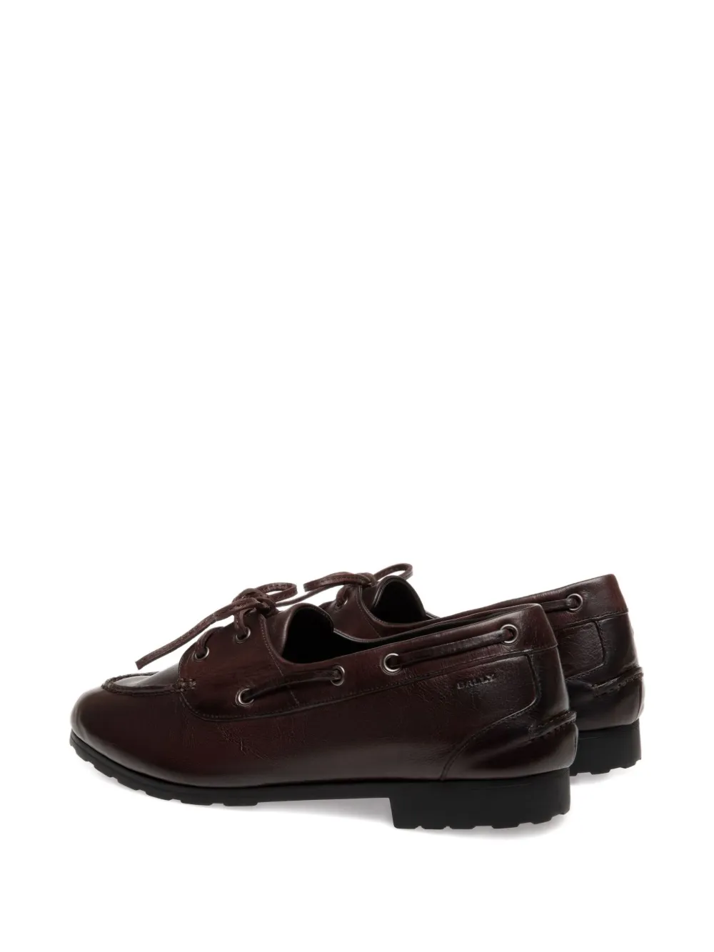 Bally Lace-up Leather Shoes In Brown