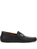 Bally Driver leather B-detail loafers - Black