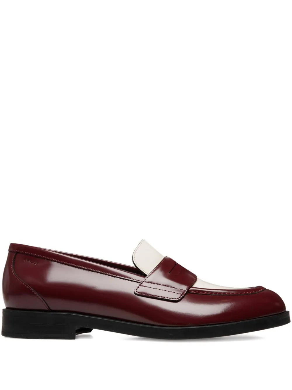 Bally Egli leren penny loafers met bandje Rood