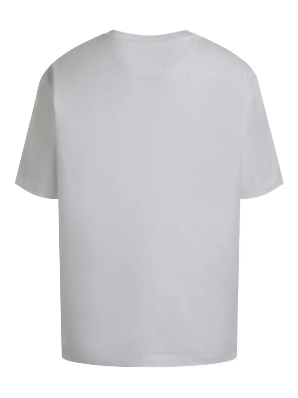 Bally Grafisch T-shirt met logostreep Wit