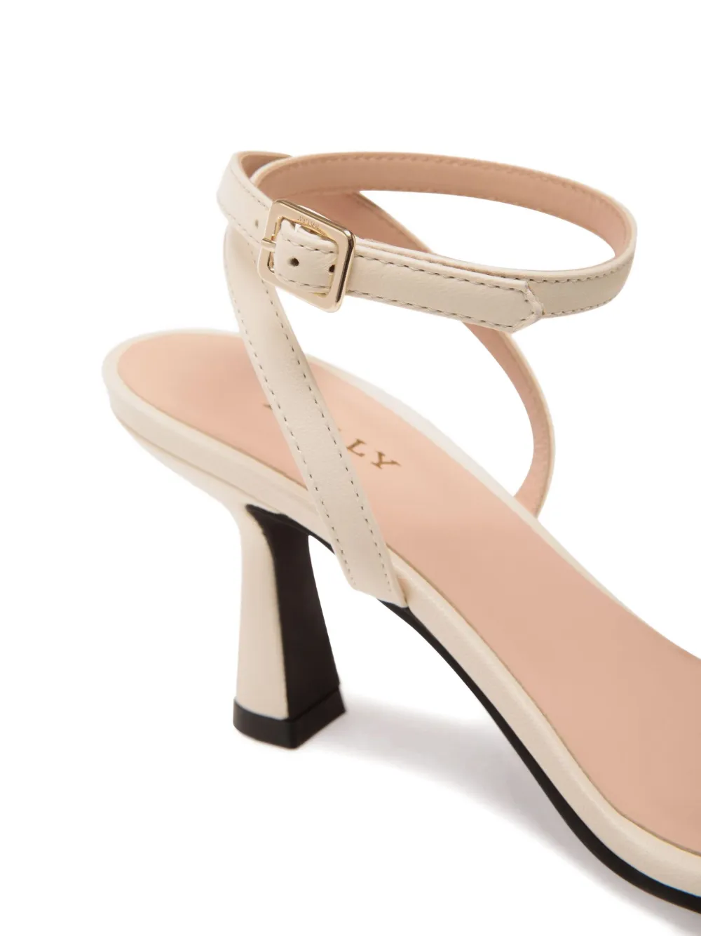 Bally ankle-wrap leather sandals Wit