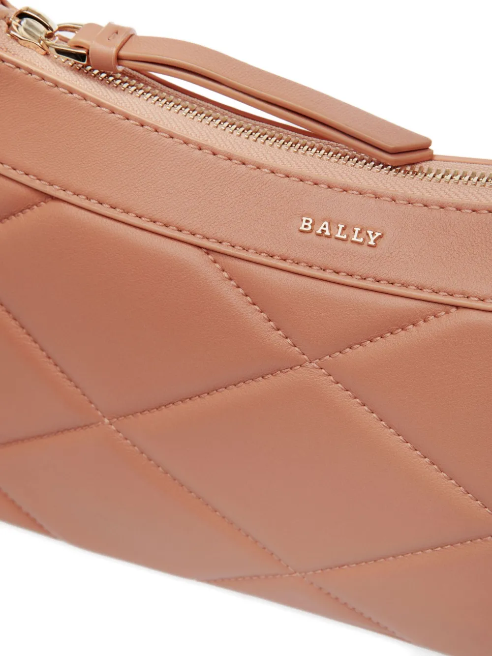 Bally quilted leather shoulder bag Beige