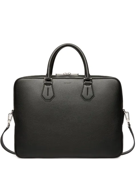 Bally porte-document en cuir grainé