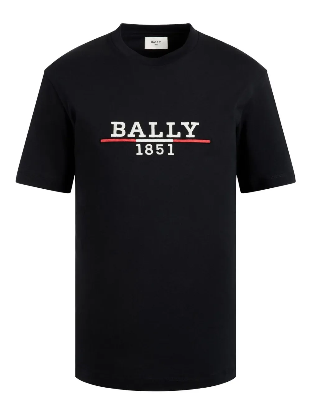 Bally T-shirt met geborduurd logo Zwart