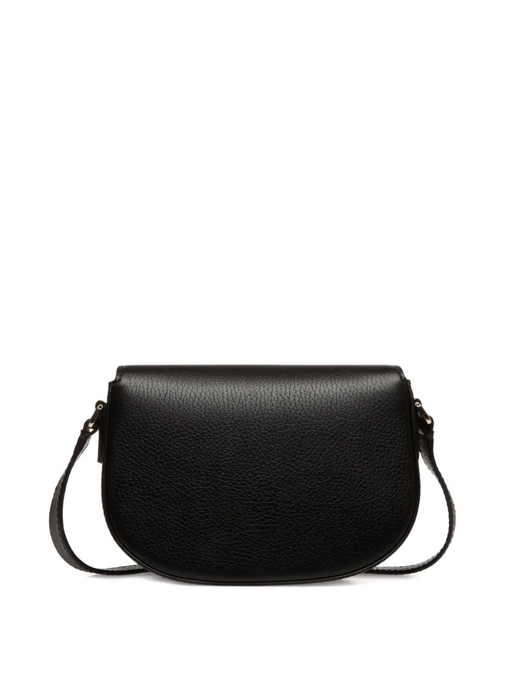 Bally Embossed Clasp Mini Bag In Black