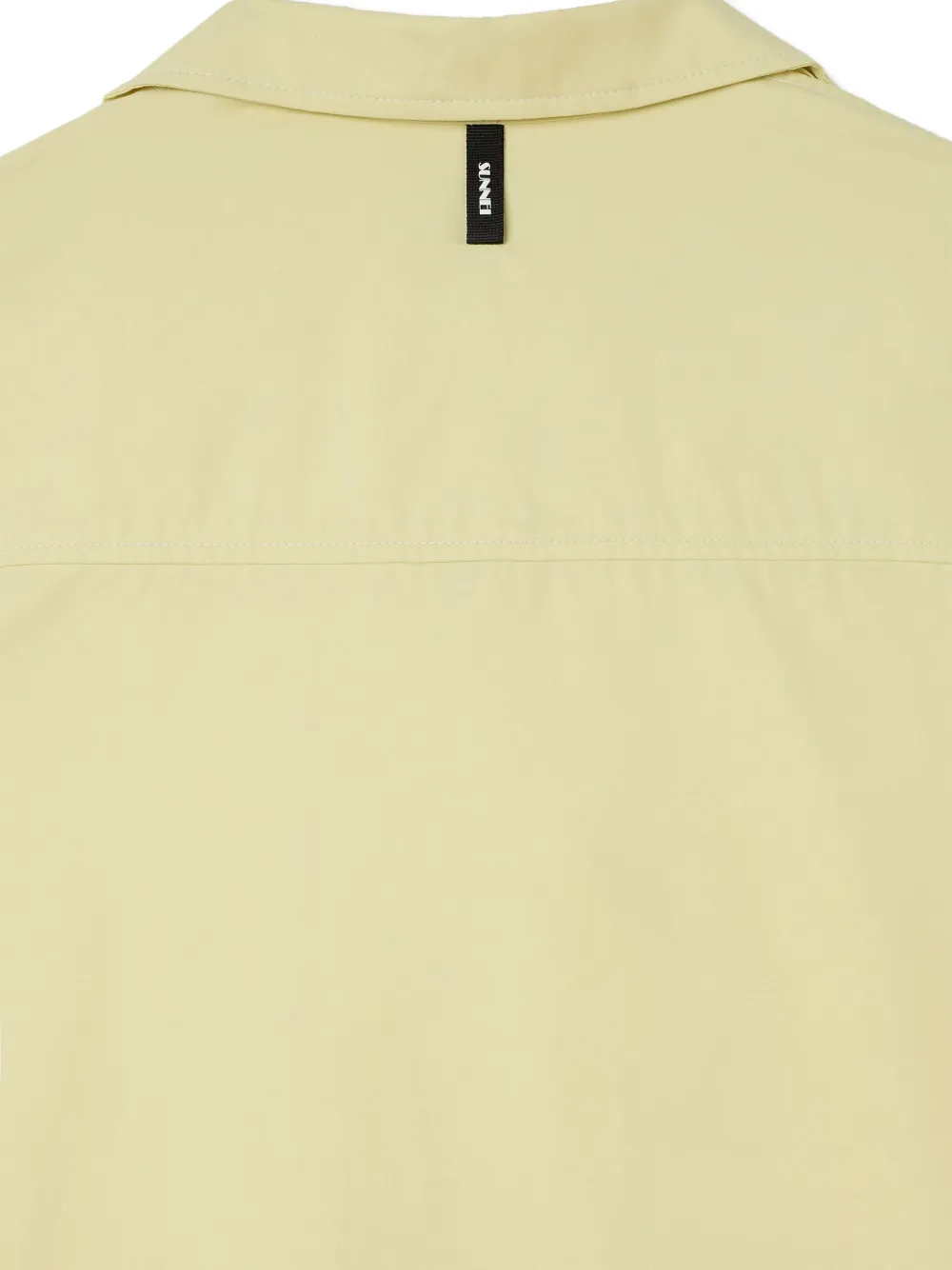 Sunnei Short-sleeves Button-up Shirt In Yellow