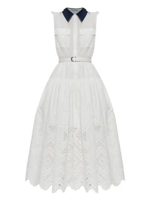 Self-Portrait  belted midi dress