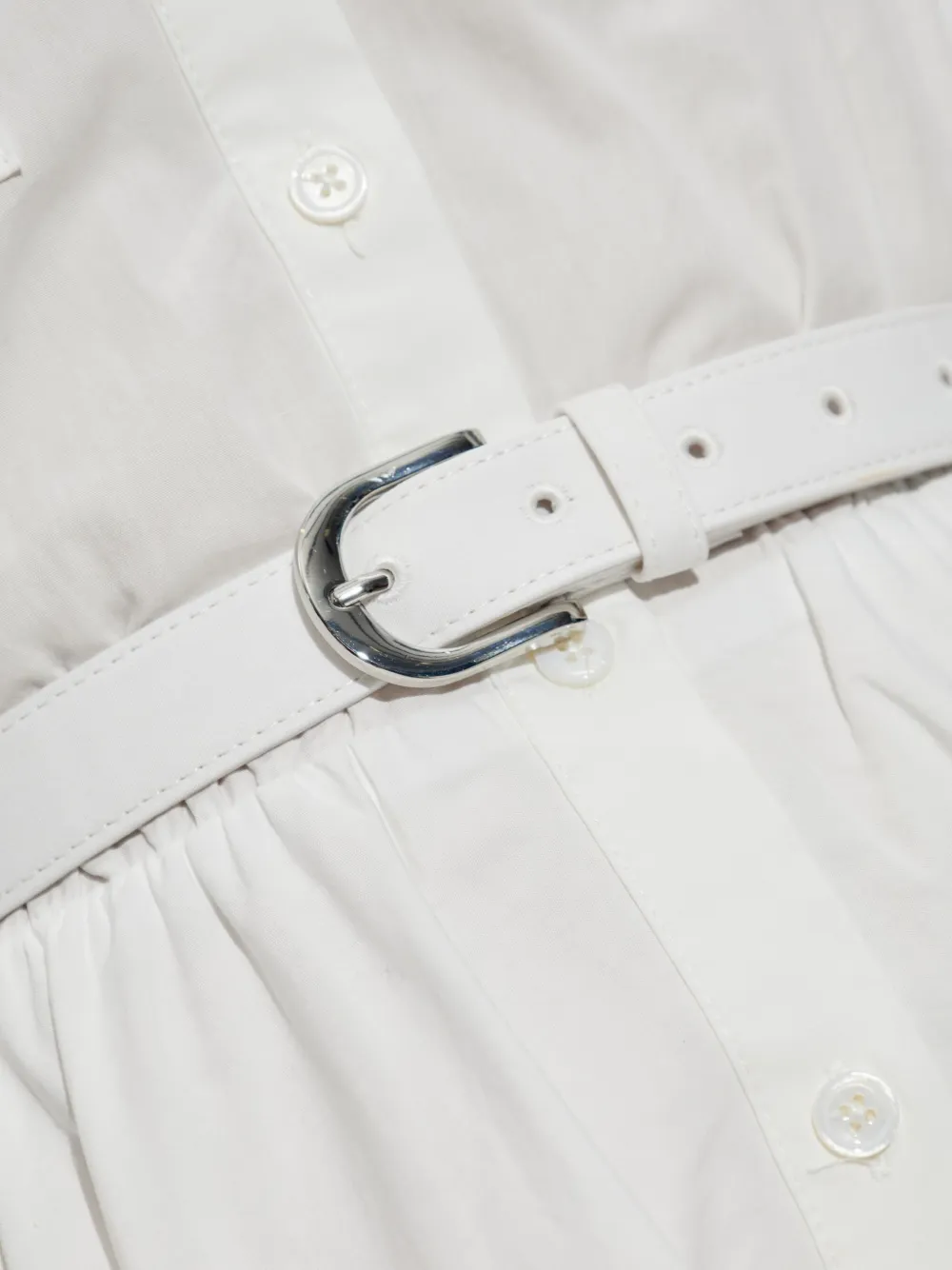 Self-Portrait belted midi dress Wit