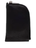 Rick Owens zipped leather coin purse - Black