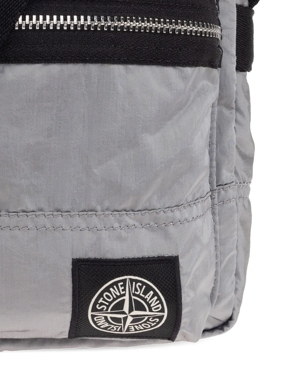 Stone Island Messengertas met rits Grijs
