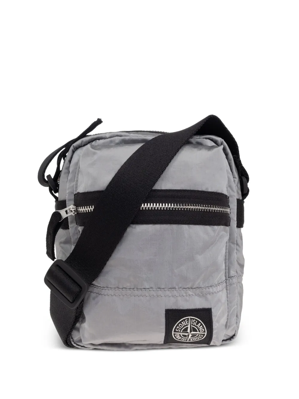 Stone Island Messengertas met rits Grijs