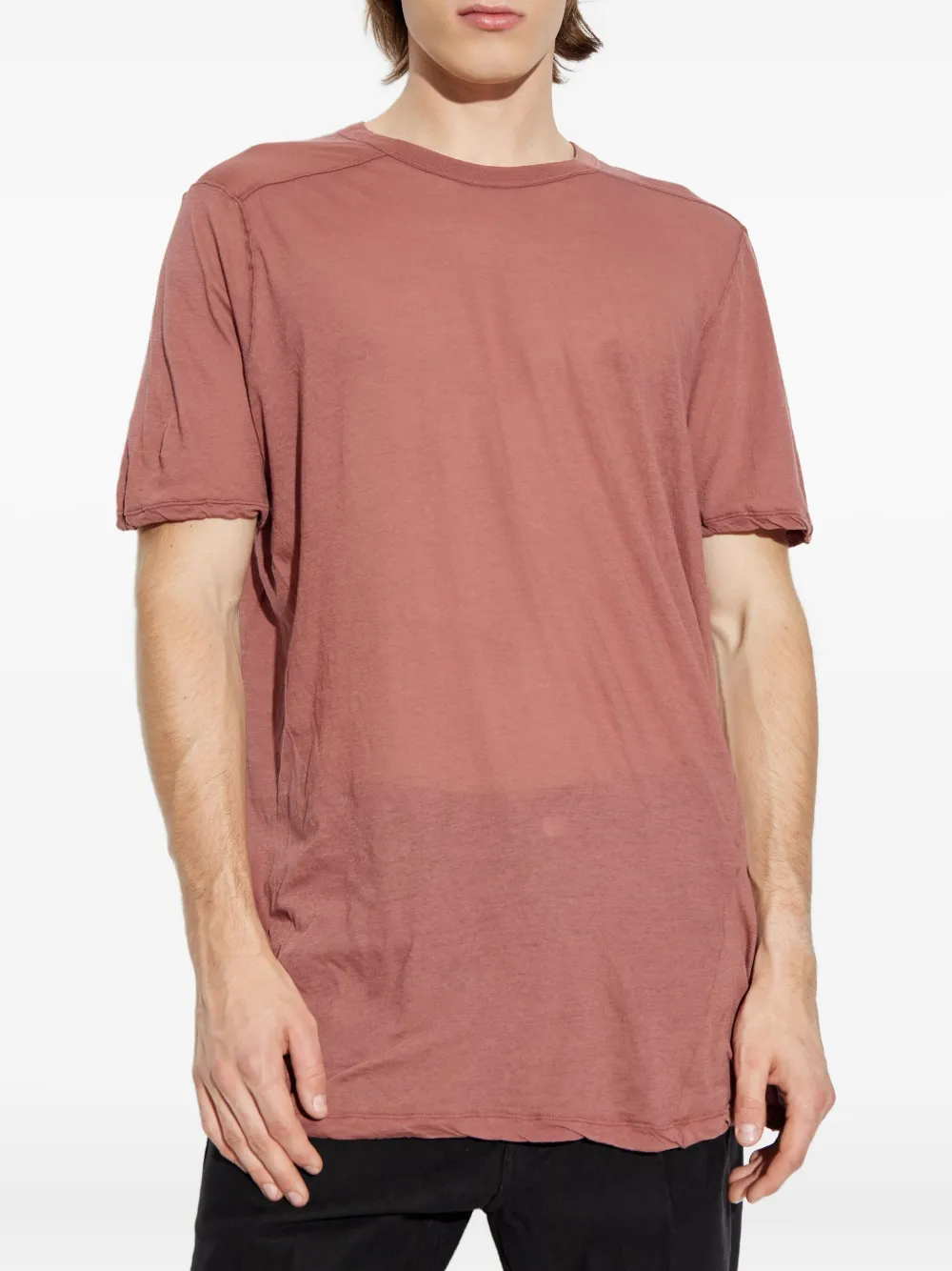 Rick Owens Katoenen T-shirt Rood