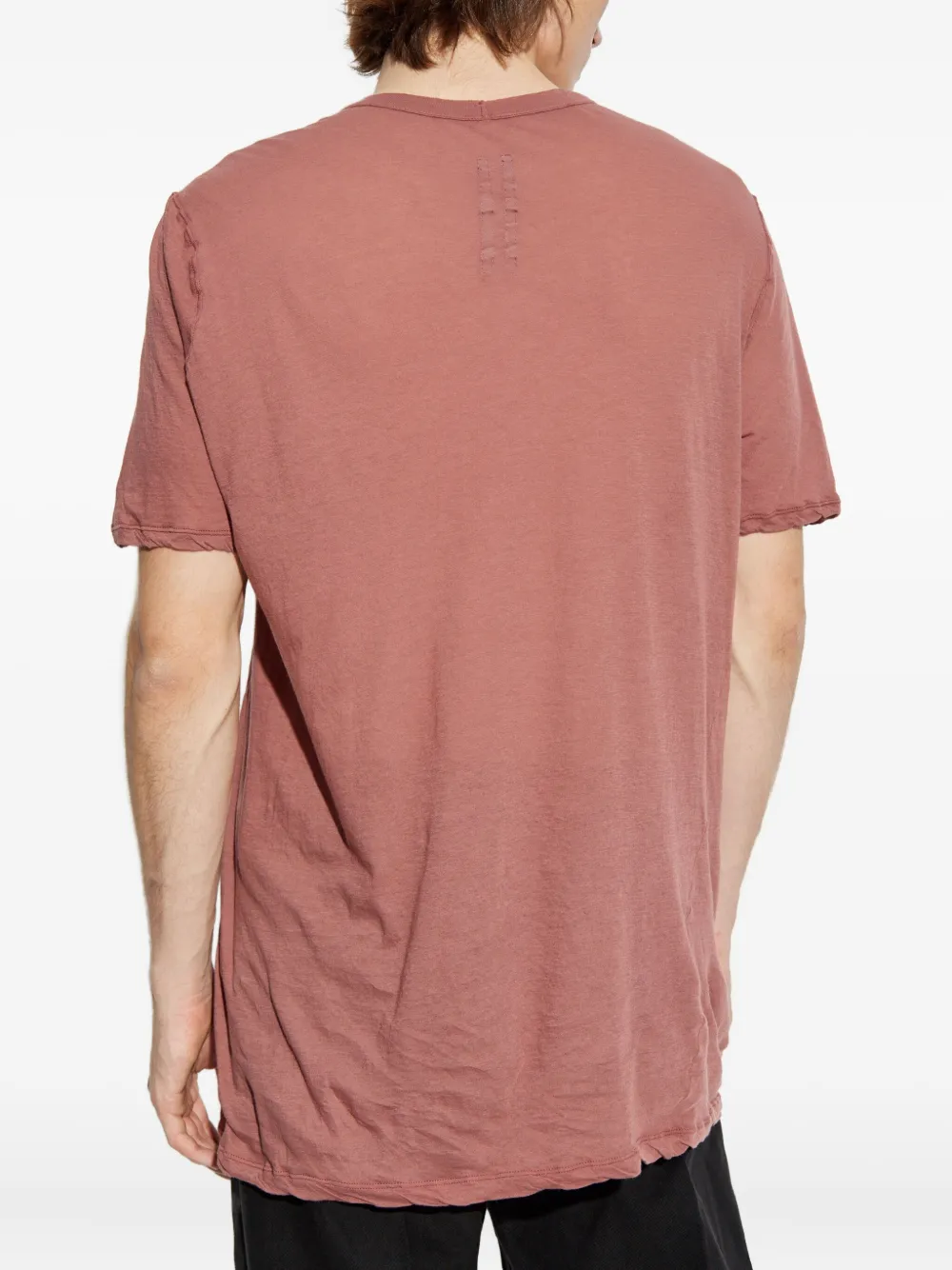 Rick Owens Katoenen T-shirt Rood