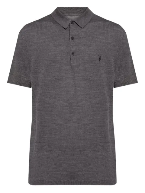 AllSaints short-sleeves logo polo shirt
