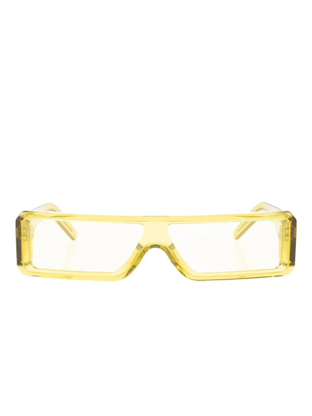Rick Owens rectangular-frame sunglasses Geel
