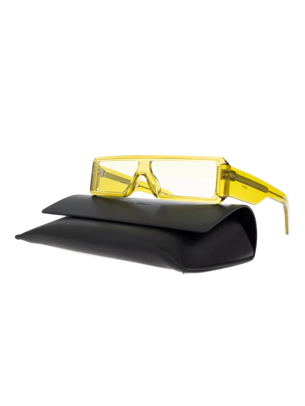 Rick Owens rectangular-frame sunglasses Geel