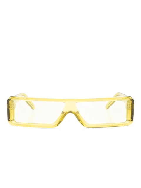 Rick Owens lentes de sol con armazón rectangular