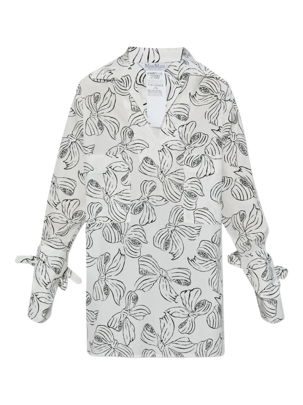 Max Mara Camicia con stampa - Bianco