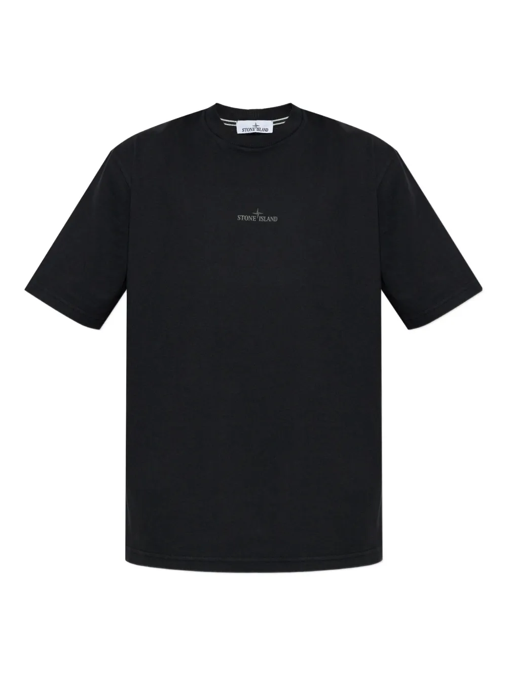 Stone Island cotton T-shirt Zwart