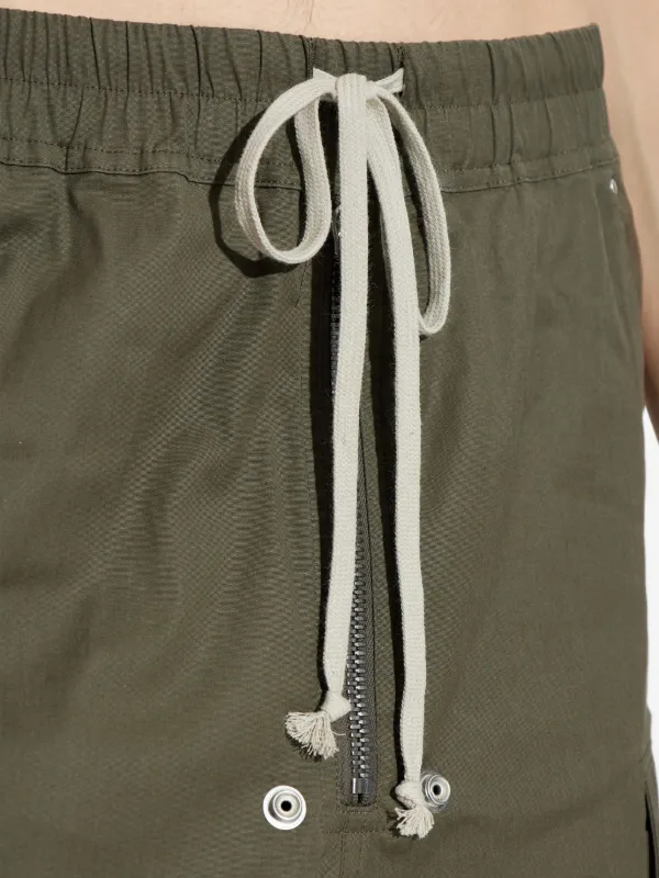 Rick Owens Drawstring Cargo Trousers | Green | FARFETCH