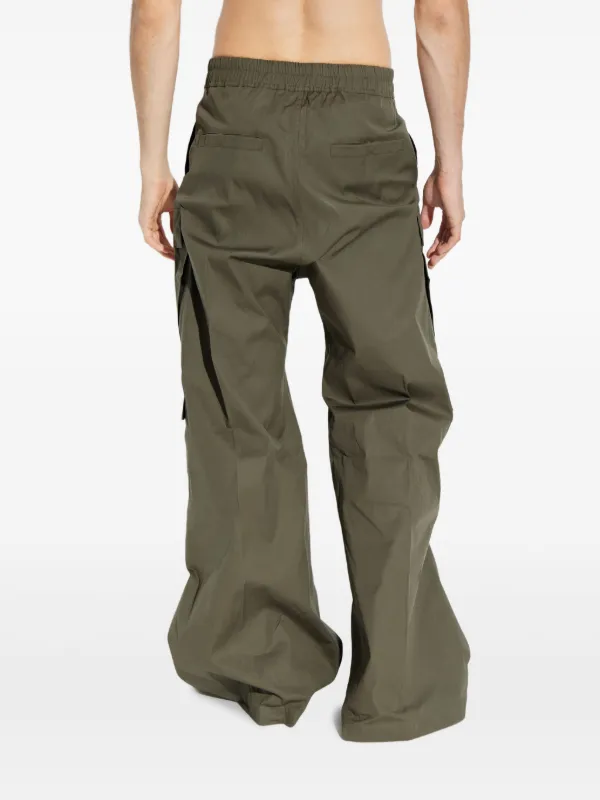 オリーブ カーゴパンツ ドローストリング付き Rick Owens ドローストリング カーゴパンツ | グリーン