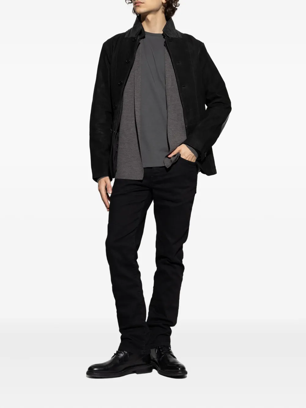AllSaints Mode cardigan Grijs