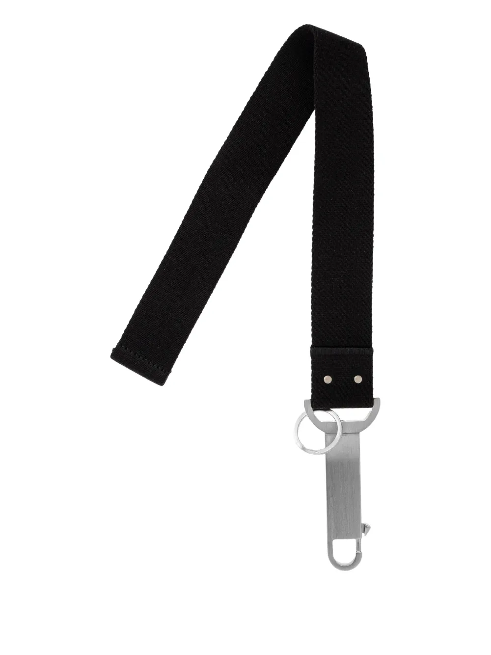 Rick Owens strap keyring Zwart