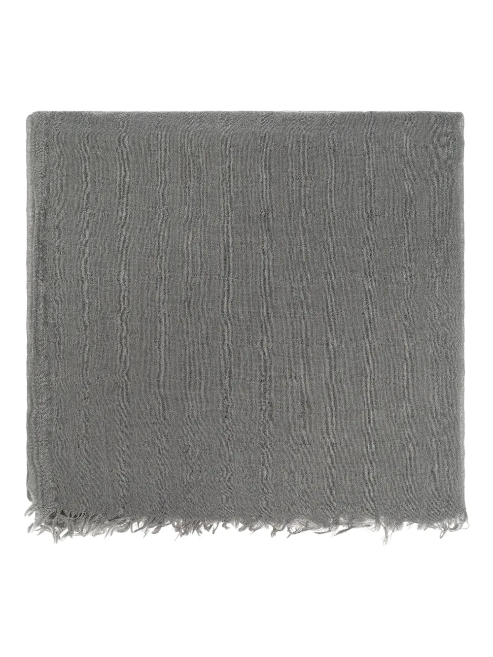 Rick Owens frayed scarf Grijs