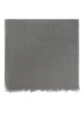Rick Owens frayed scarf - Grey