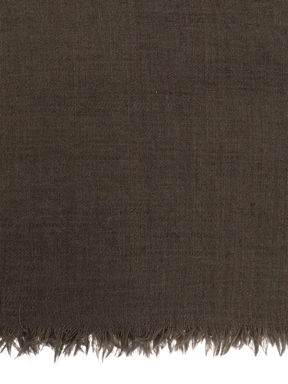 Rick Owens Sjaal met franje Bruin