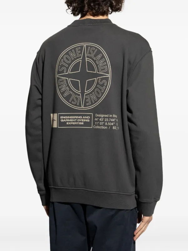 Stone Island ロゴ スウェットシャツ | グレー | FARFETCH JP