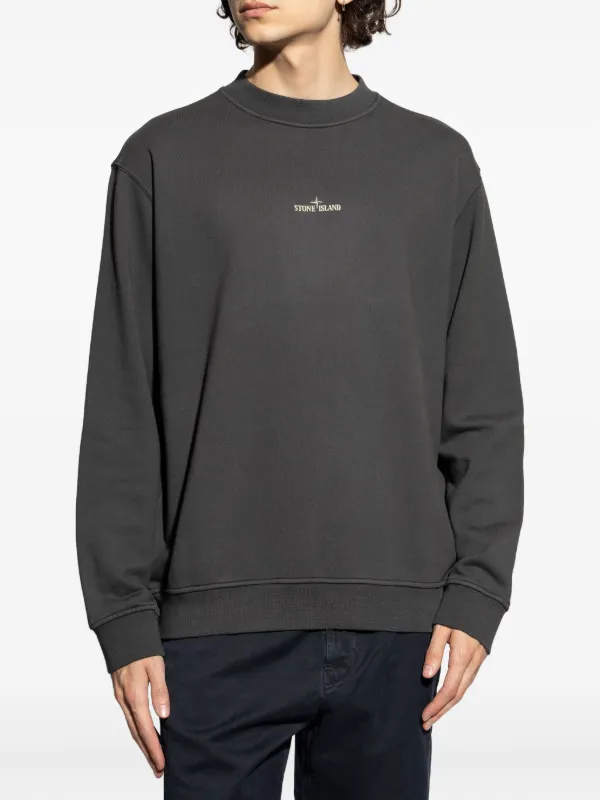 Stone Island ロゴ スウェットシャツ | グレー | FARFETCH JP