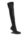 Rick Owens leather Over-The-Knee boots - Black