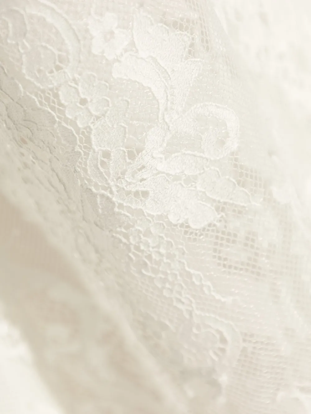 Self-Portrait lace embroidered maxi dress Wit