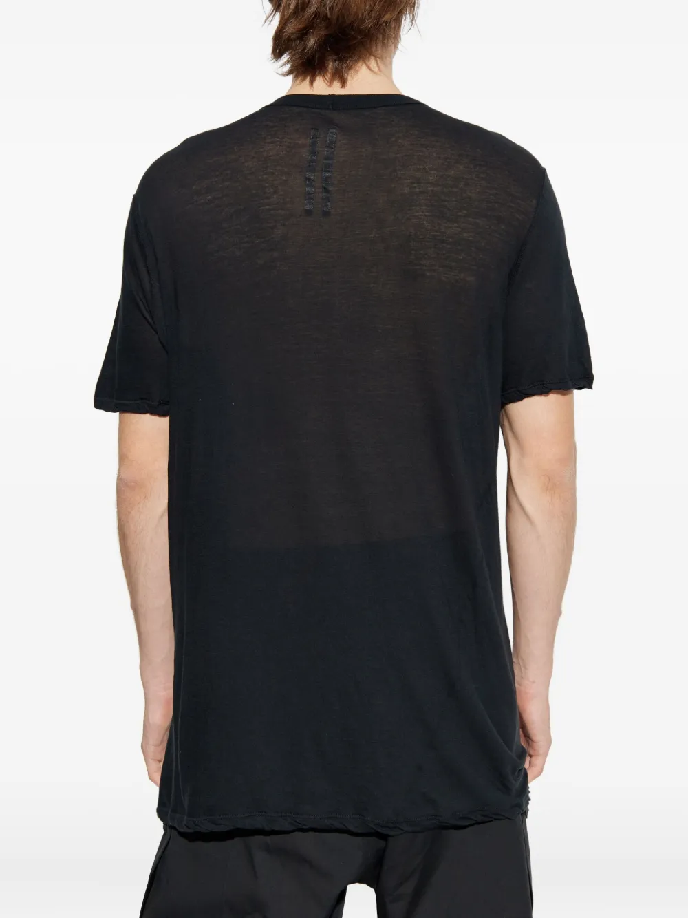 Rick Owens Katoenen T-shirt Zwart