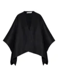 Max Mara Serra draped cape - Black