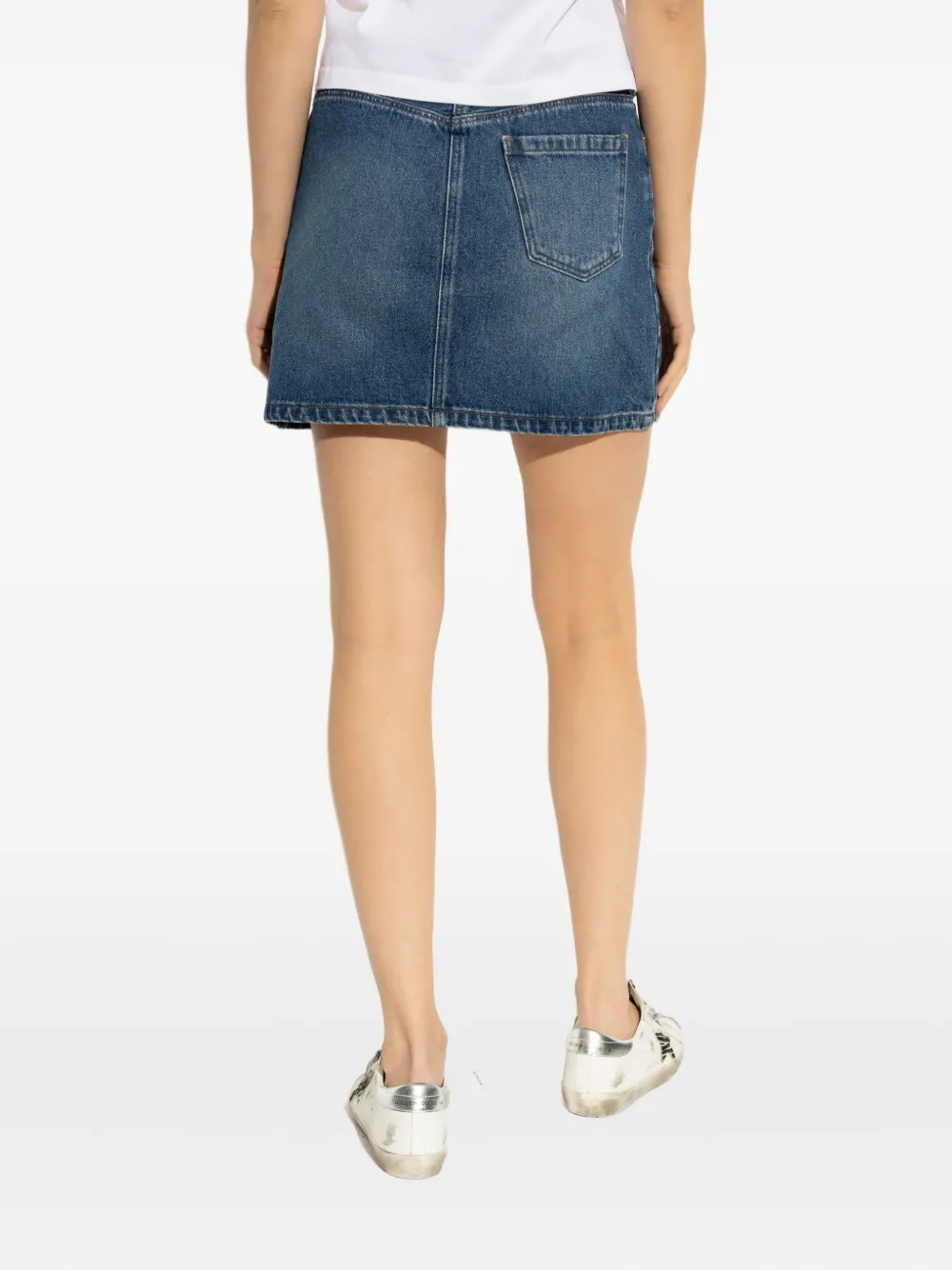 A.P.C. Moss mini-rok Blauw
