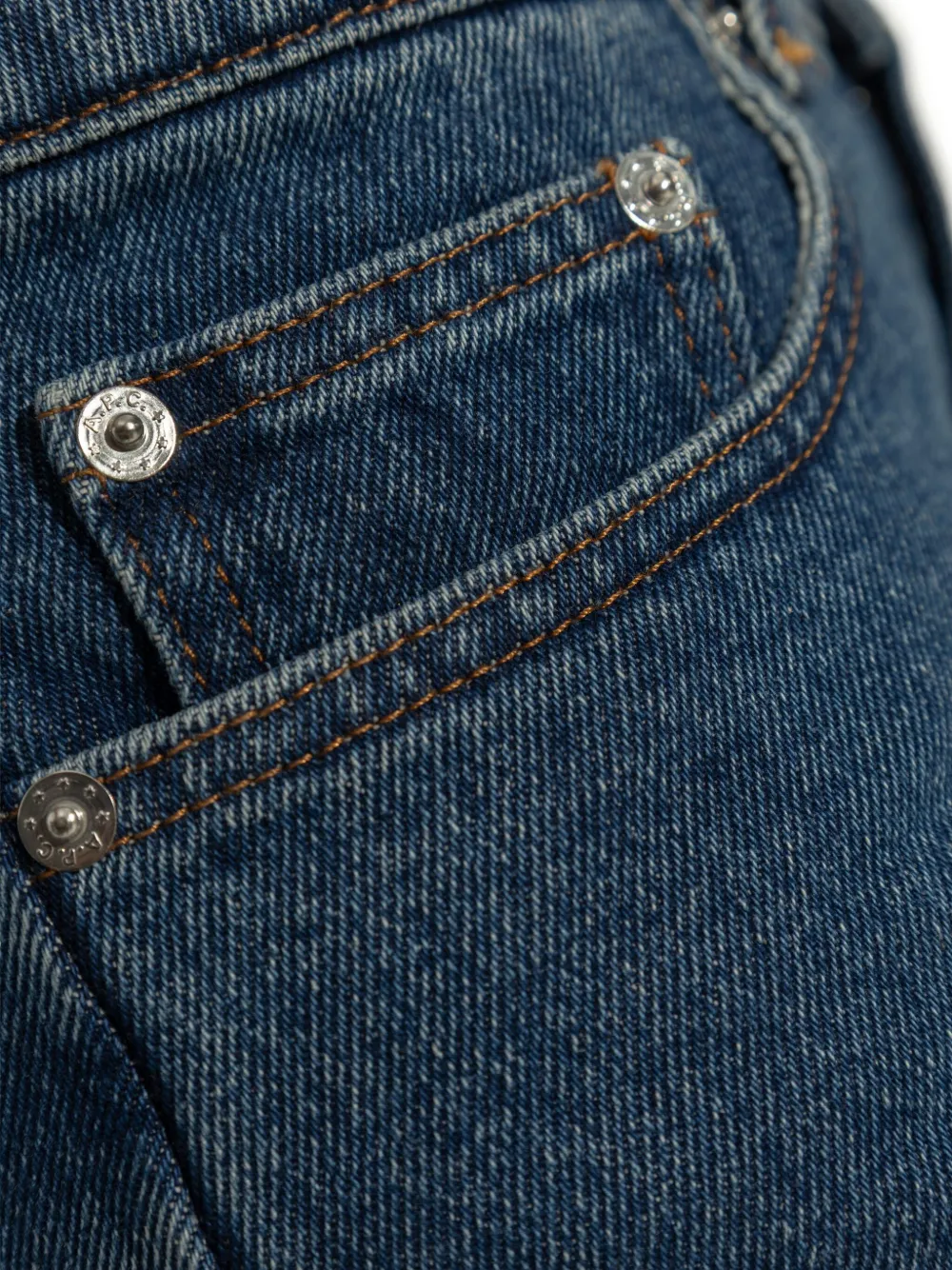 A.P.C. Moss mini-rok Blauw