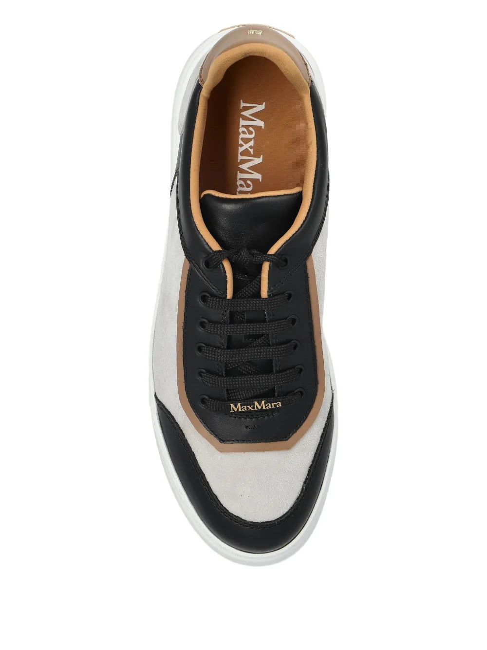 Max Mara Maxi suède sneakers Beige