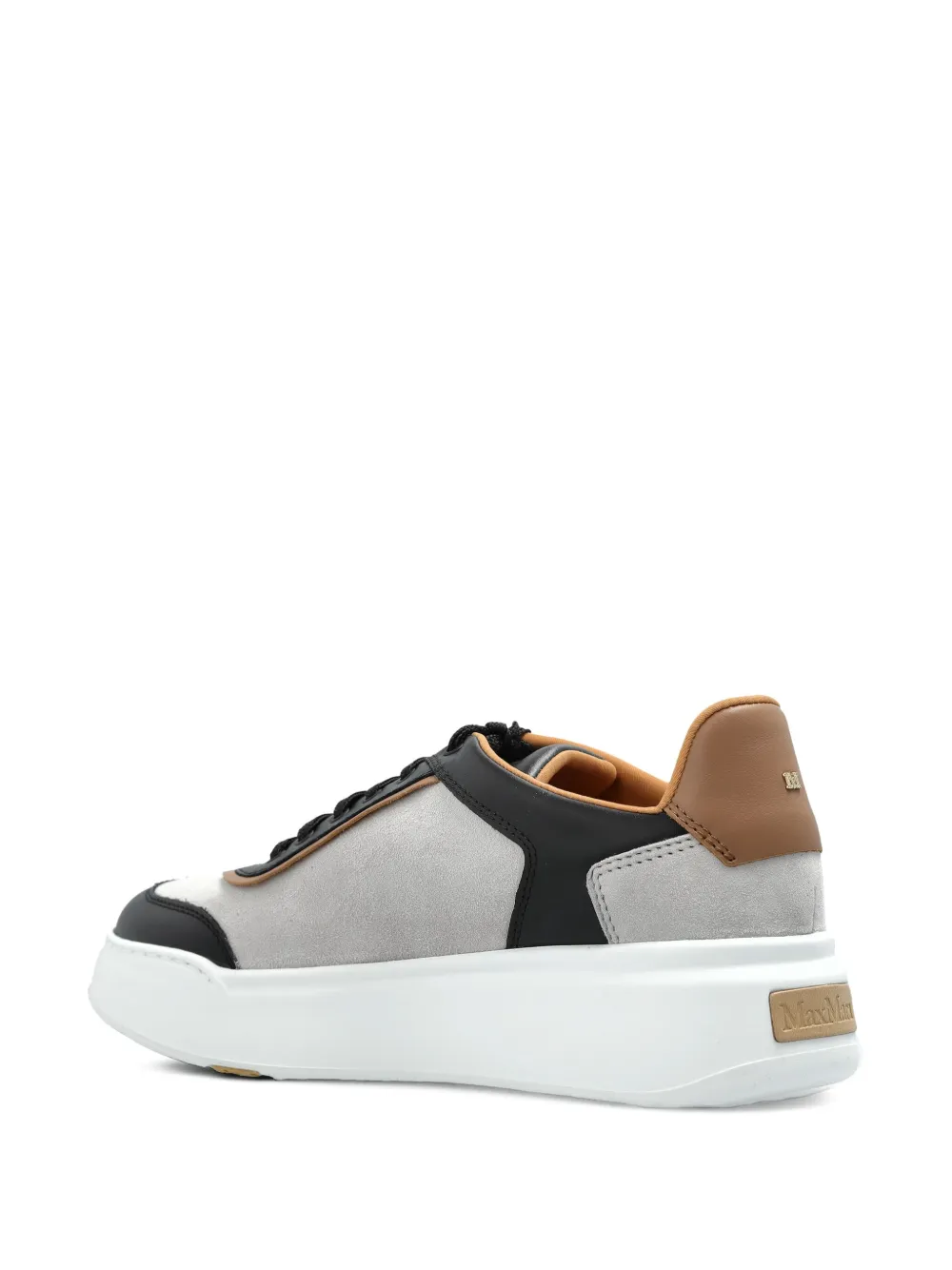 Max Mara Maxi suède sneakers Beige