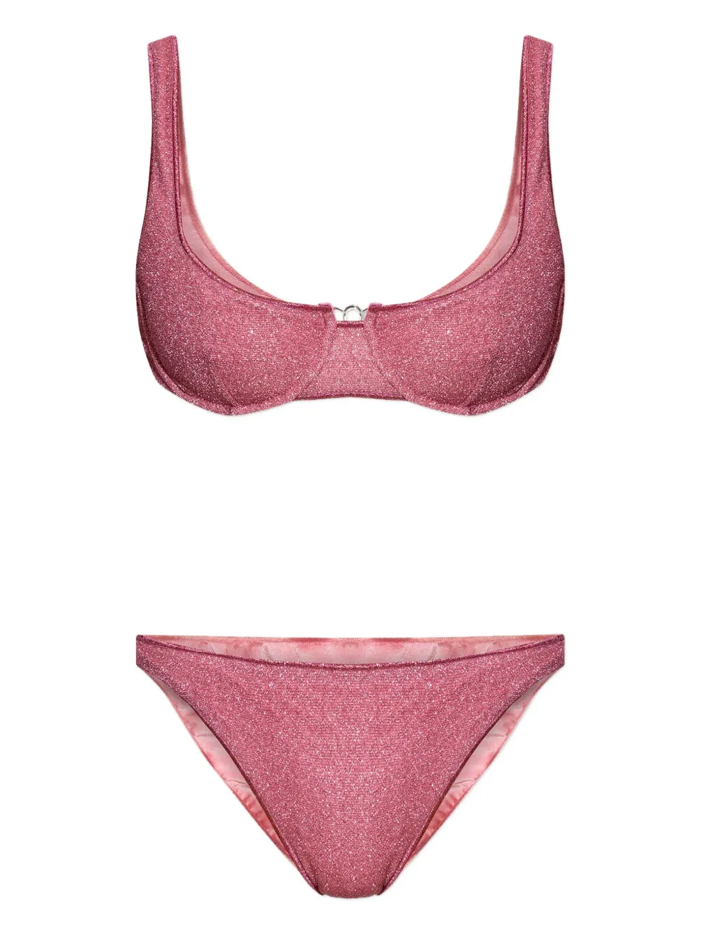 Oséree glitter underwire bikini Roze