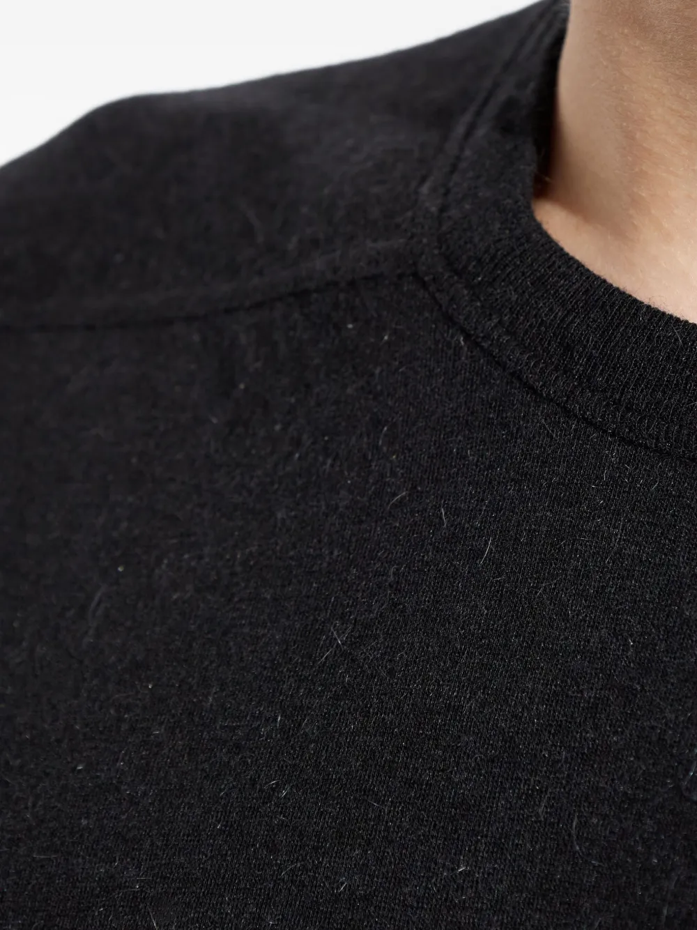 Rick Owens T-shirt met ronde hals Zwart