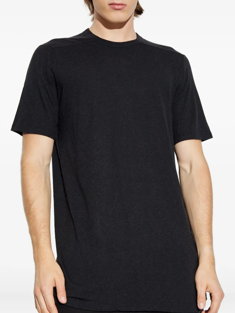 Rick Owens T-shirt met ronde hals Zwart