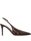 Gianvito Rossi 85mm Robbie slingback pumps - Brown