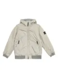 Stone Island Junior hooded Compass-badge jacket - Grey