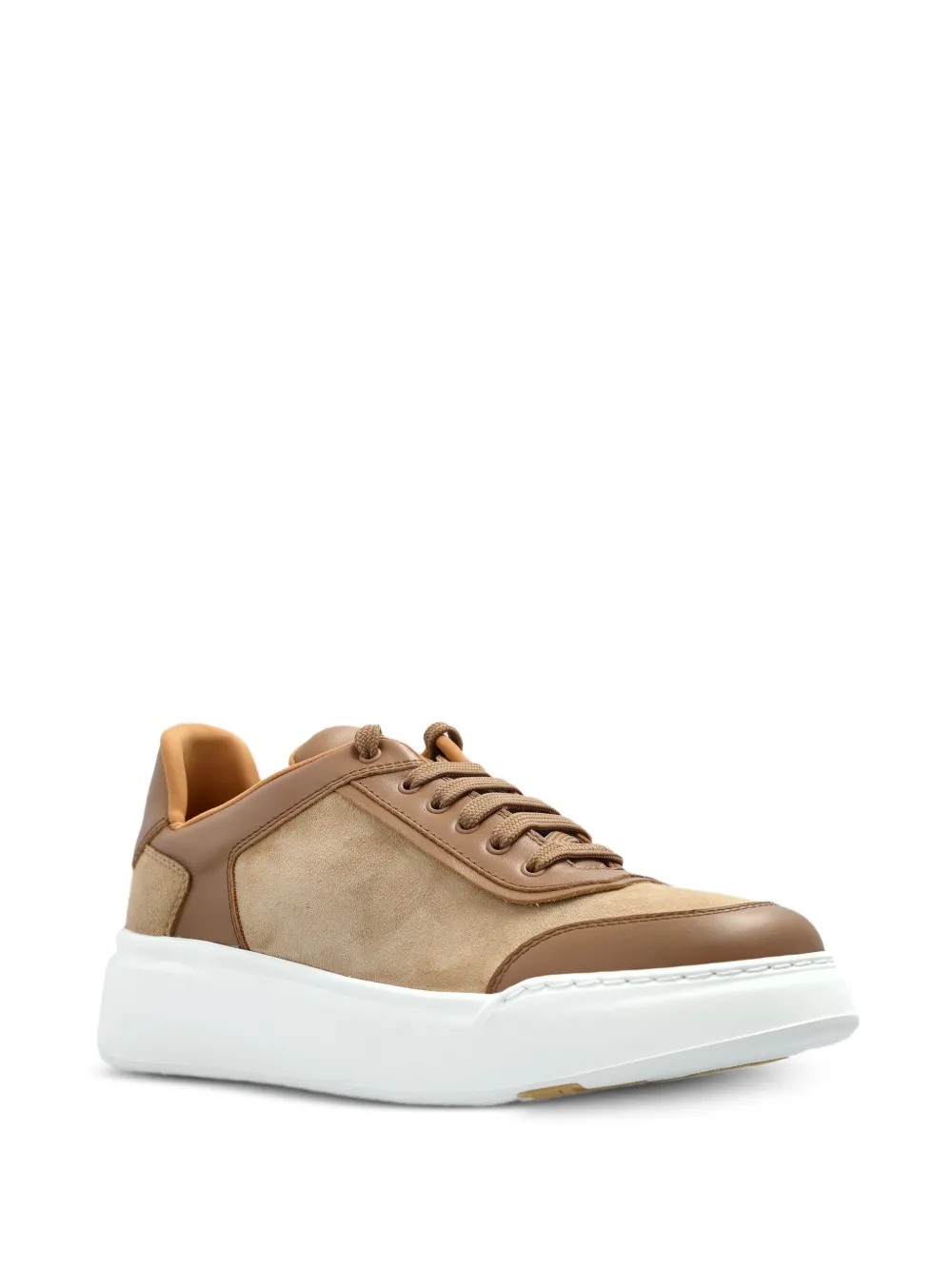 Max Mara Maxi suède sneakers Bruin